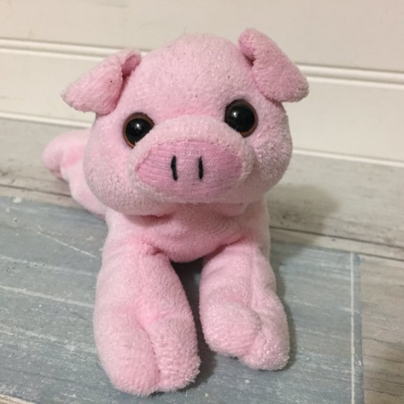 Unipak Other - Unipak Pink Plush Pig Toy, Stuffed Animal 6 1/2"